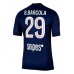 Paris Saint-Germain Bradley Barcola #29 Hjemmedrakt 2025-26 Korte ermer